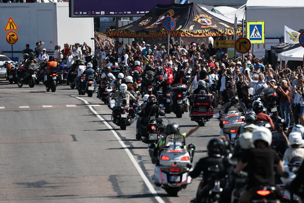 «Балтик Ралли»: парад мотоциклистов