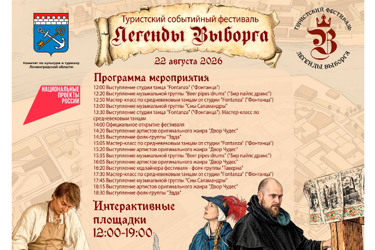 Фестиваль «Легенды Выборга»: окунитесь в атмосферу средневековь