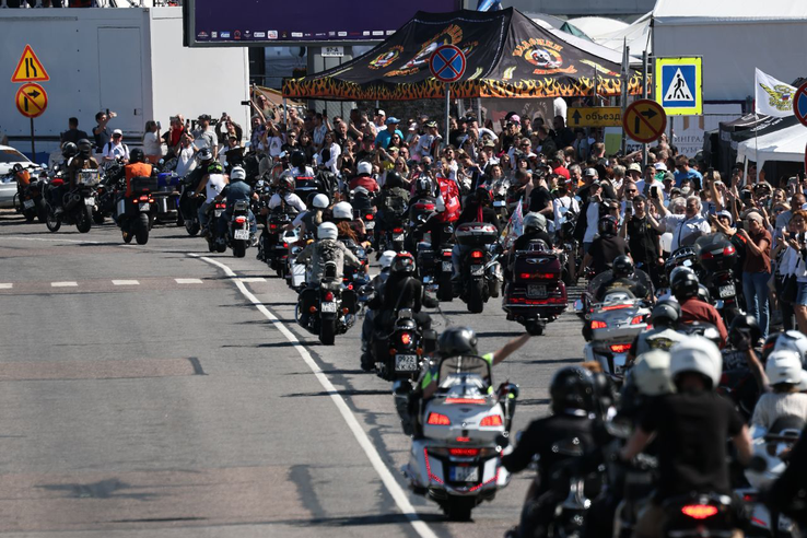 «Балтик Ралли»: парад мотоциклистов