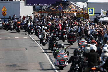 «Балтик Ралли»: парад мотоциклистов
